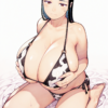 13.webp 【Uncensored】0914 Kokuyou黒曜(Tsugumomoつぐもも)【牛柄ビキニ、髪は下ろした状態、び無表情】Full pics+2videos