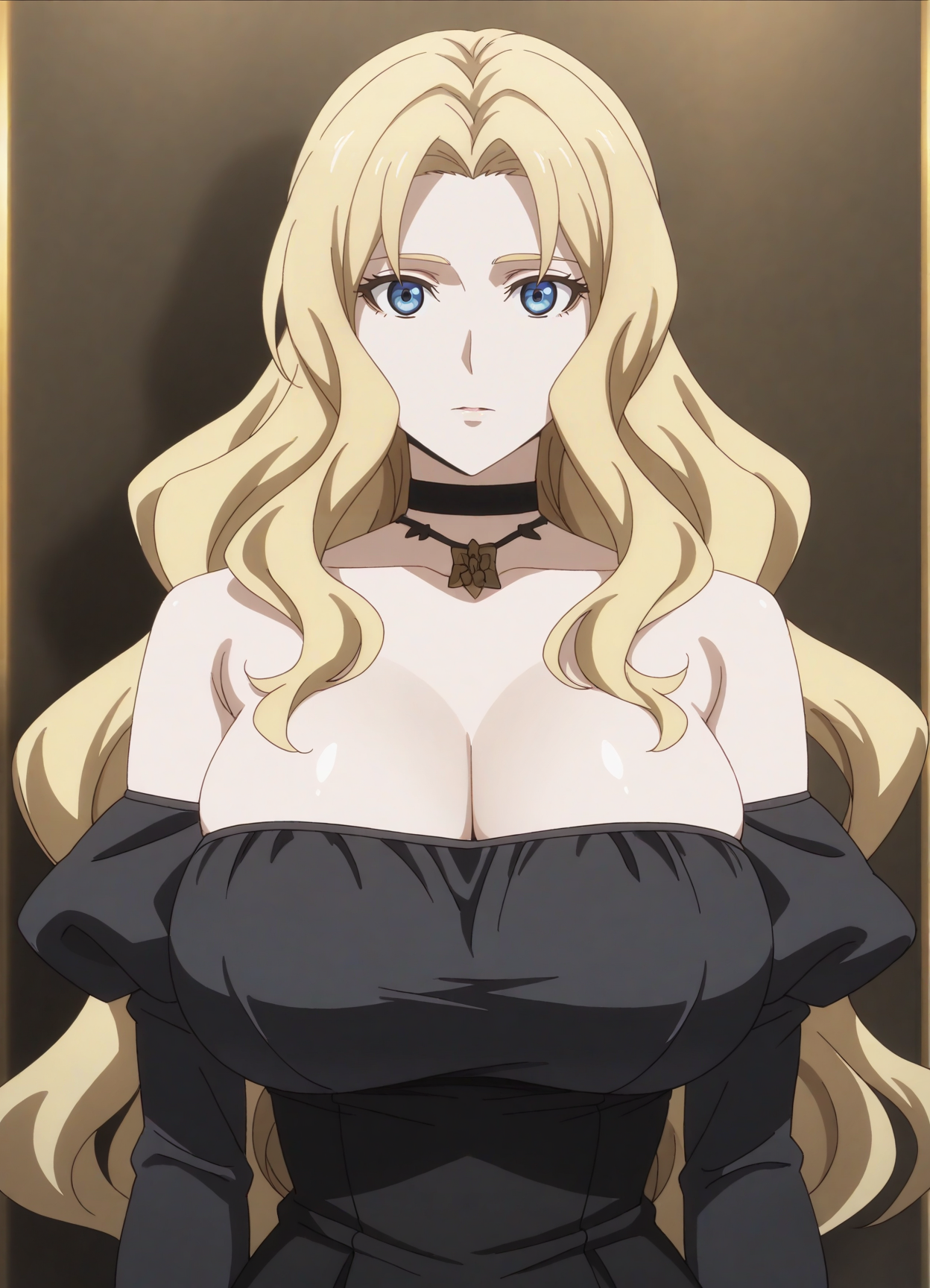 19895-2043454644-masterpiece, best quality,__lora_Marrine Kreische_1_,blue eyes, _Marrine Kreische, outfit1, 1girl, solo, long hair, dress, blond Marrine Kreischeマリーネ・クライシェ(Record of Grancrest Warグランクレスト戦記) / IL Character Lora