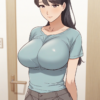 29603-3037487190-masterpiece, best quality,__lora_massage-club_silver_0.8__massage-club style, 1girl, black hair, ponytail, long hair, shirt,ligh massage-club마사지 클럽 style/ IL style Lora