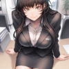 30676-1795268510-masterpiece, best quality,office, _akae shirou style, 1girl,solo, long hair, large breasts,aged up,eyelashes,smile,office lady,s akae shirou style朱江士朗/ IL style Lora