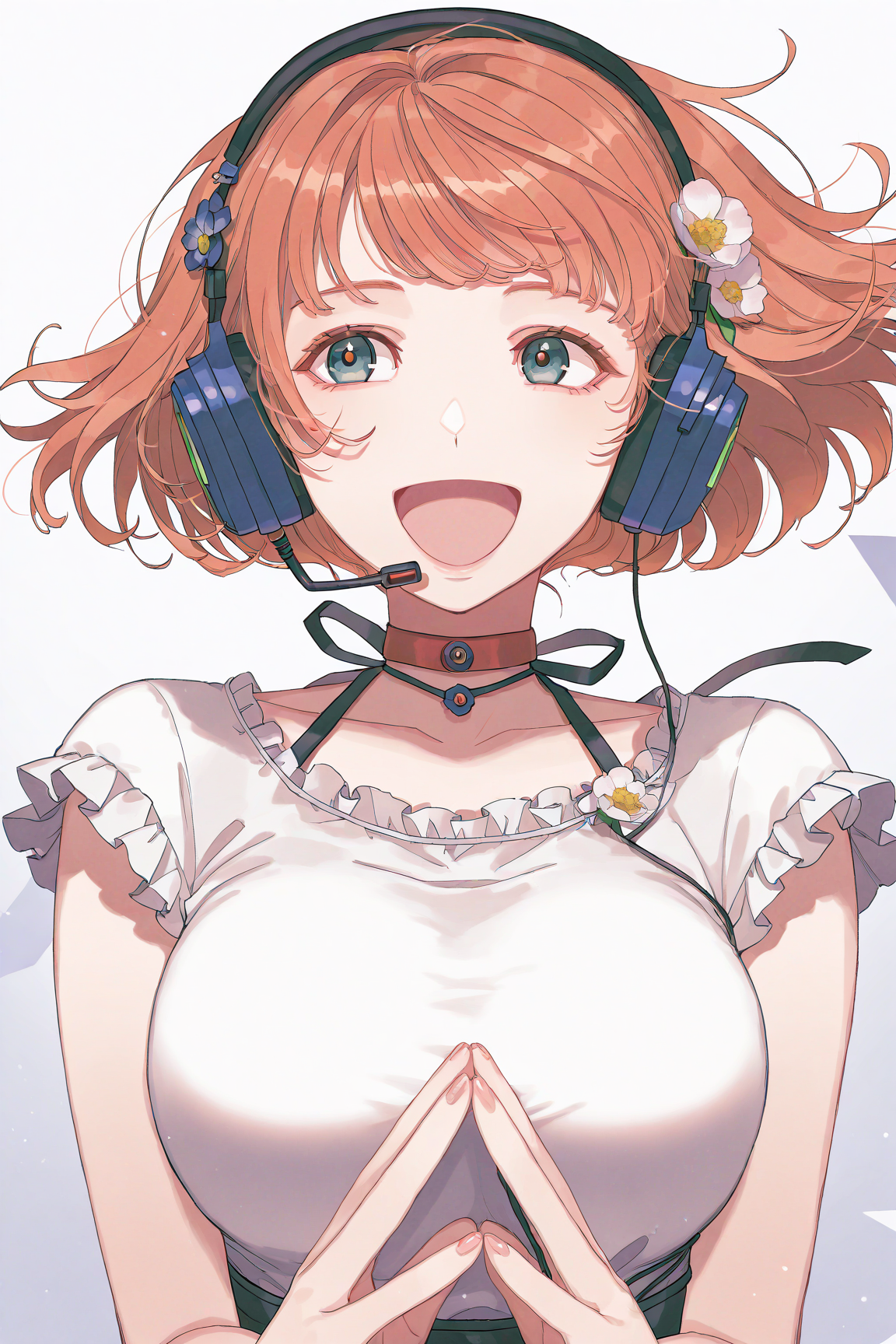 31118-1969606453-masterpiece, best quality,__lora_Cheri-ko style_1_,_Cheri-ko style, 1girl,large breasts, headphones,sweater,floating hair, solo, Cheri-koチェリ子 style/ IL style Lora