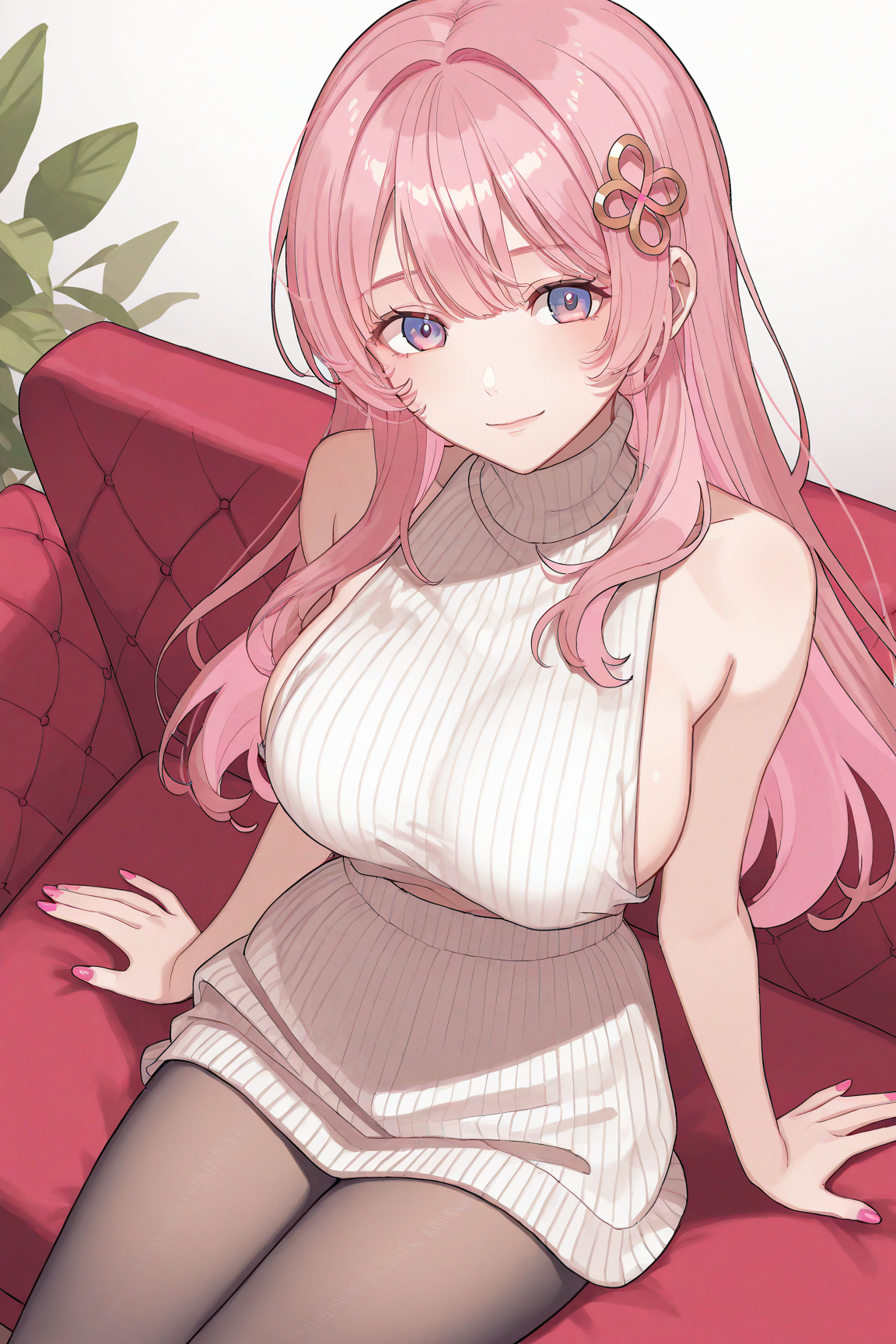 31125-233453245-masterpiece, best quality,cowboy shot, __lora_Cheri-ko style_0.9_,_Cheri-ko style, 1girl,large breasts,turtleneck, sideboob, lig Cheri-koチェリ子 style/ IL style Lora