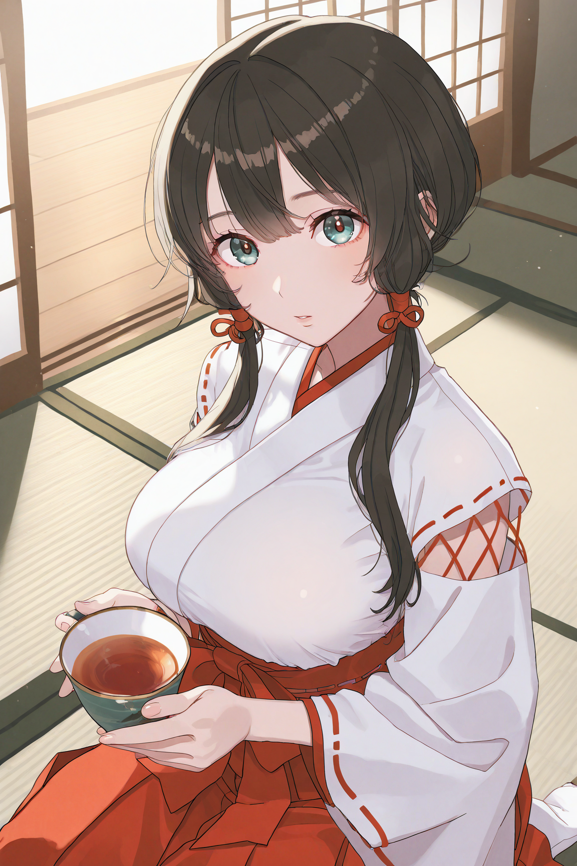 31135-217623780-masterpiece, best quality,cowboy shot, looking at viewer, __lora_Cheri-ko style_0.9_,_Cheri-ko style, 1girl,solo,large breasts,m Cheri-koチェリ子 style/ IL style Lora