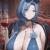 31426-2201462757-masterpiece, best quality,__lora_Helenヘレン_1__Helenヘレン, 1girl,huge breasts, eyewear on head, blue hair, solo, jewelry, blue flowe Helenヘレン(Girls Frontline 2 Exilium少女前線2:エグジリウム) / IL Character Lora
