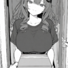 32269-3597890255-masterpiece-best-qualitycowboy-shot-outdoorsopen-door-_tusyn-style-1girl-curly-hair-monochrome-greyscale-large-breasts.webp tusyn style / IL style Lora