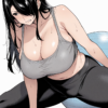 34302-4065361140-masterpiece, best quality, hatching _(texture_),__lora_Kusakabe Akiho_2_0.8__Kusakabe Akiho,mature female,aged up, 1girl, huge b Kusakabe Akiho日下部秋穂(Destiny Loversデスティニーラバーズ)/ IL character Lora