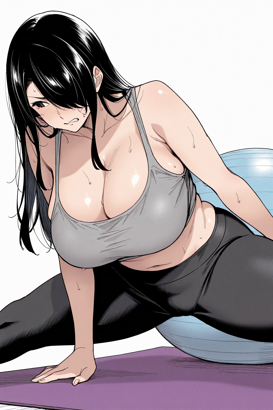 34302-4065361140-masterpiece, best quality, hatching _(texture_),__lora_Kusakabe Akiho_2_0.8__Kusakabe Akiho,mature female,aged up, 1girl, huge b Kusakabe Akiho日下部秋穂(Destiny Loversデスティニーラバーズ)/ IL character Lora