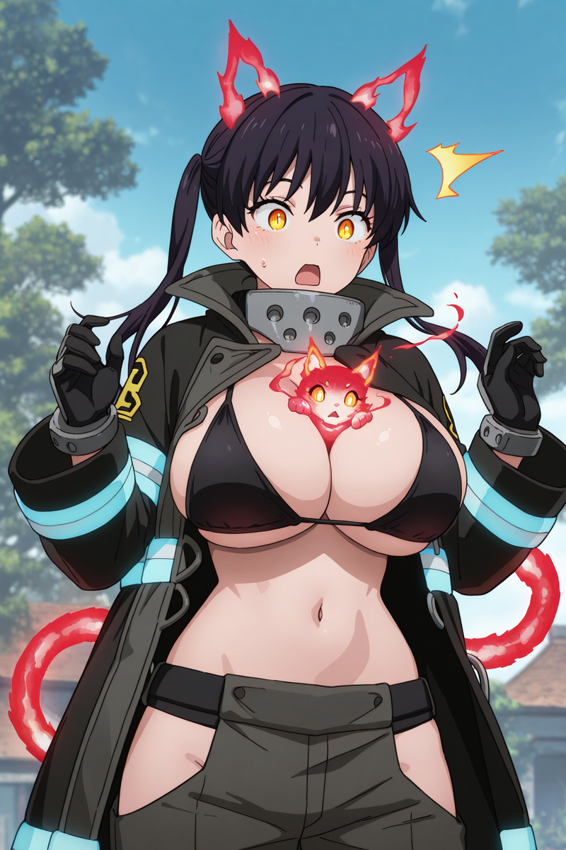 【Uncensored】0703 Tamaki Kotatsu環古達(Fire Force炎炎ノ消防隊) Full pics