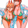【Uncensored】0708 【Bonus】makima&power(chainsaw man) Full pics