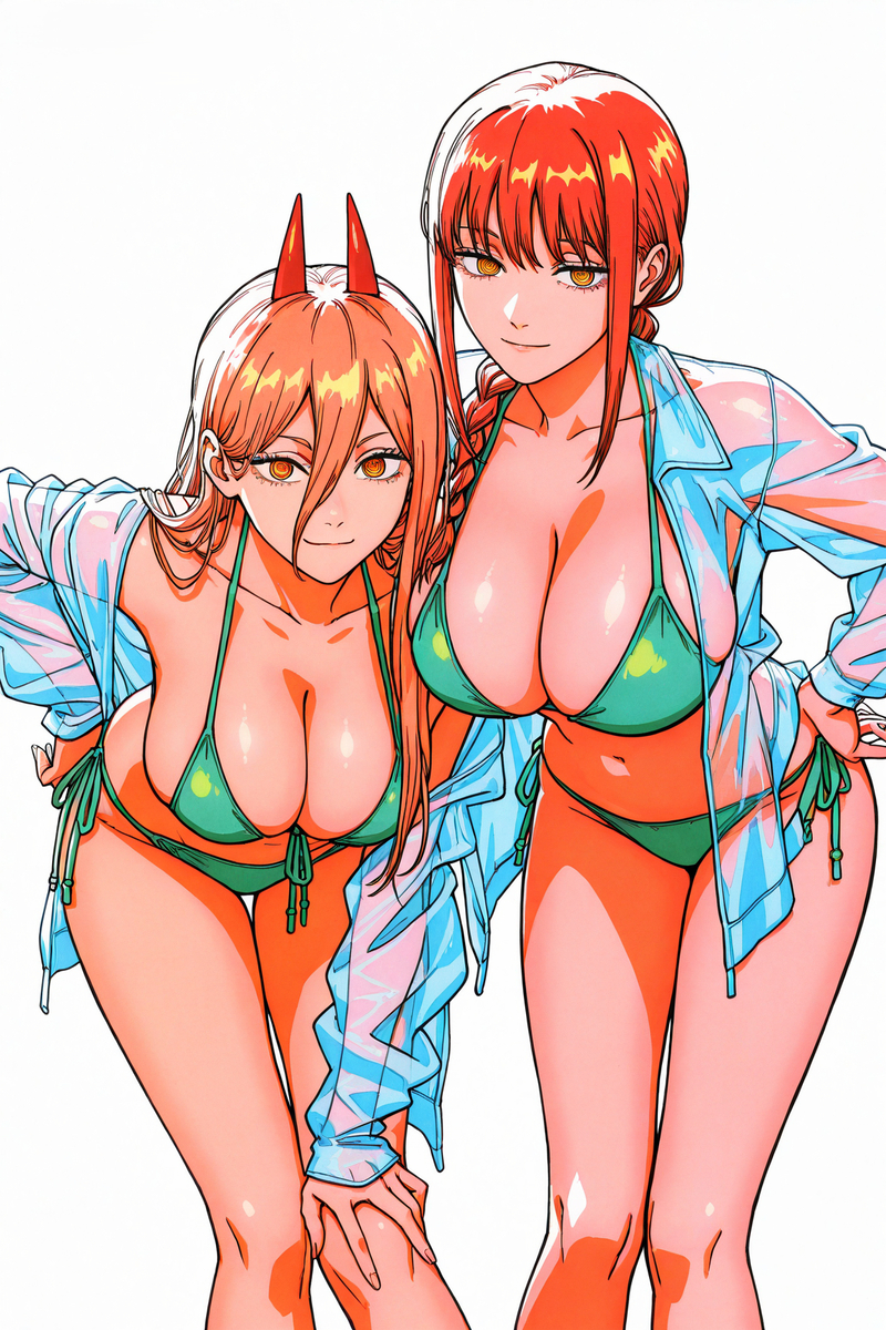【Uncensored】0708 【Bonus】makima&power(chainsaw man) Full pics