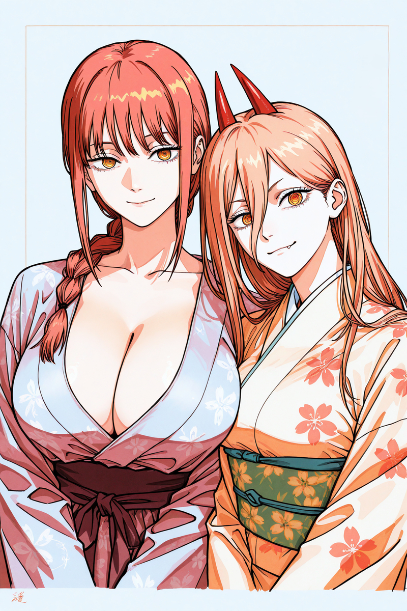 【Uncensored】0708 【Bonus】makima&power(chainsaw man) Full pics