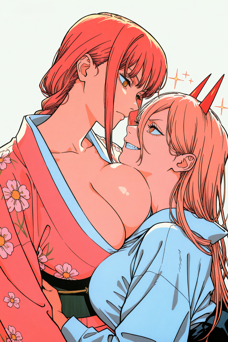 【Uncensored】0708 【Bonus】makima&power(chainsaw man) Full pics