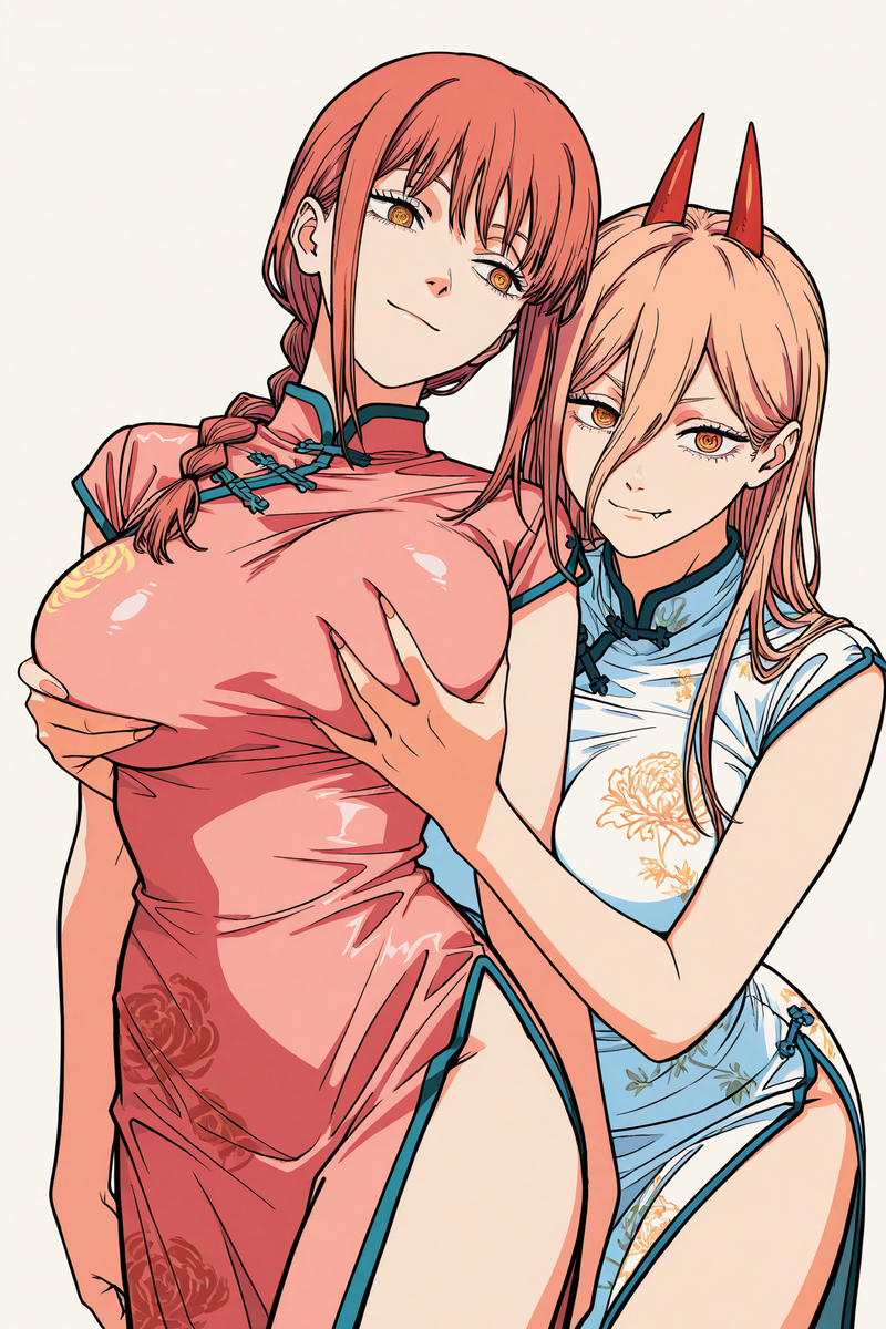 【Uncensored】0708 【Bonus】makima&power(chainsaw man) Full pics