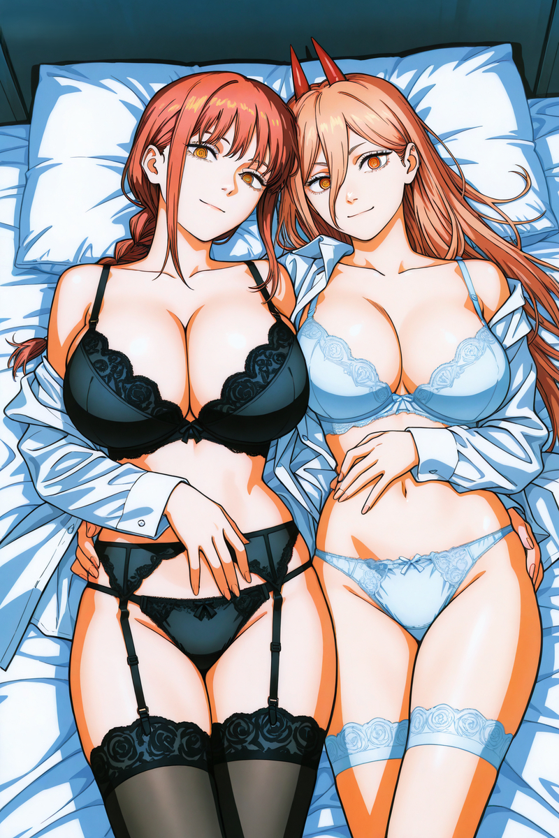 【Uncensored】0708 【Bonus】makima&power(chainsaw man) Full pics