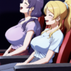34798-798294223-masterpiece, best quality, from side,dark background, __lora_Kijinaka Mahiro_0.7_,_Kijinaka Mahiro style, 2girls, ayase eli,pony Kijinaka Mahiro style / IL Style Lora