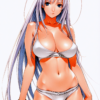 35312-1180173153-masterpiece, best quality,_Maya Natsume,1girl,blue eyes,large breasts,long hair,bracelet,very long hair,traditional media,_bra, Natsume Maya棗真夜(Tenjou Tenge 天上天下)【乳揉み、CALVIN KLEIN】Full pics+2videos
