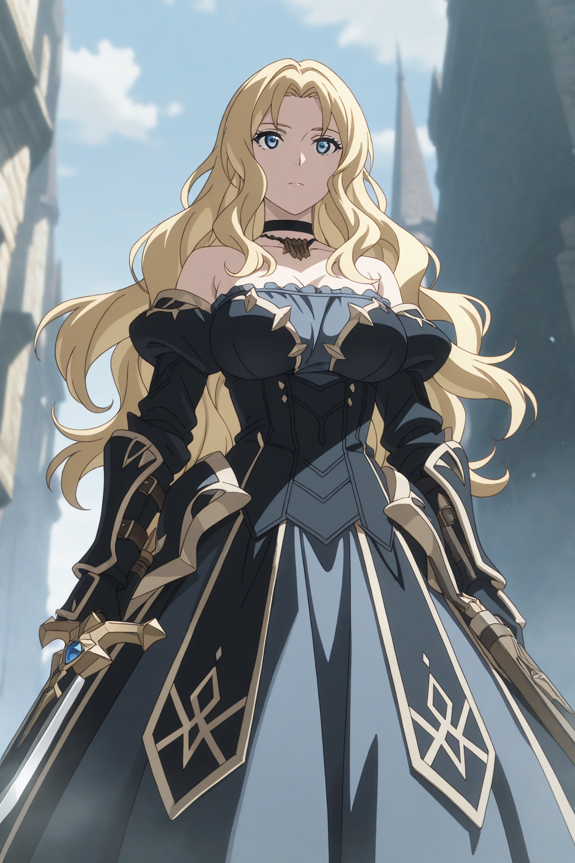 【Uncensored】1221 Marrine Kreischeマリーネ・クライシェ(Record of Grancrest Warグランクレスト戦記)【Group sex】Full pics+2videos