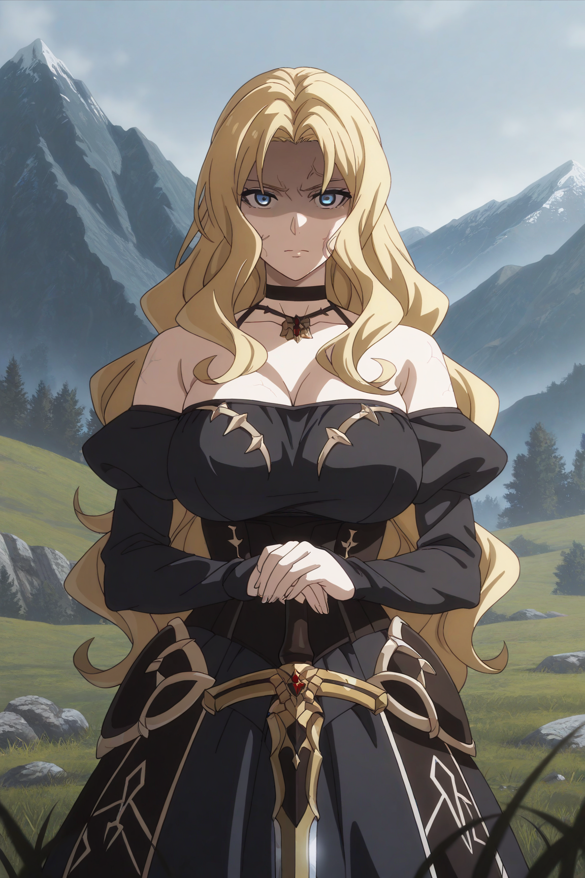 【Uncensored】1221 Marrine Kreischeマリーネ・クライシェ(Record of Grancrest Warグランクレスト戦記)【Group sex】Full pics+2videos