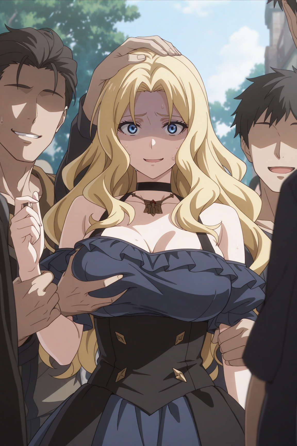【Uncensored】1221 Marrine Kreischeマリーネ・クライシェ(Record of Grancrest Warグランクレスト戦記)【Group sex】Full pics+2videos