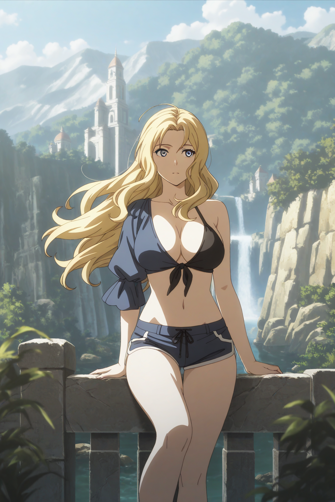 【Uncensored】1221 Marrine Kreischeマリーネ・クライシェ(Record of Grancrest Warグランクレスト戦記)【Group sex】Full pics+2videos