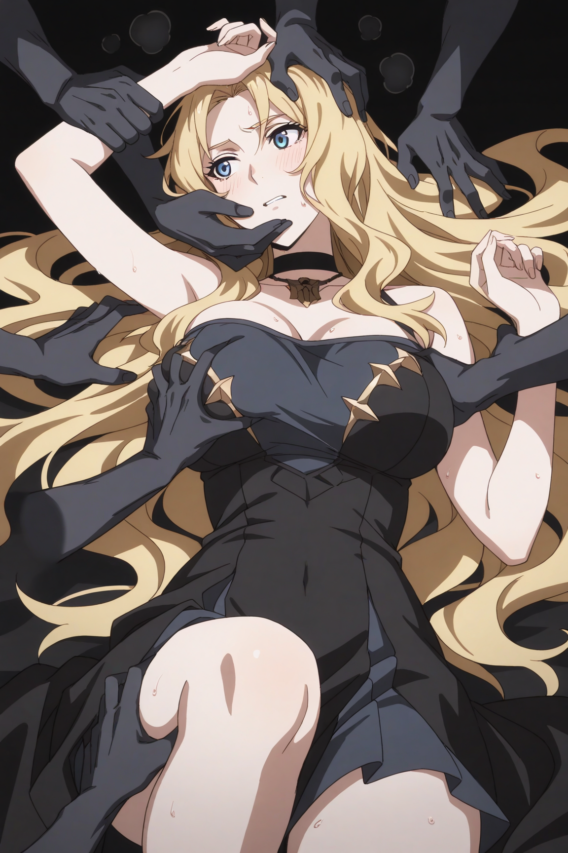 【Uncensored】1221 Marrine Kreischeマリーネ・クライシェ(Record of Grancrest Warグランクレスト戦記)【Group sex】Full pics+2videos