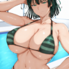 【Uncensored】1209【Bonus】fubukiフブキ(one-punch manワンパンマン) Full pics+2videos