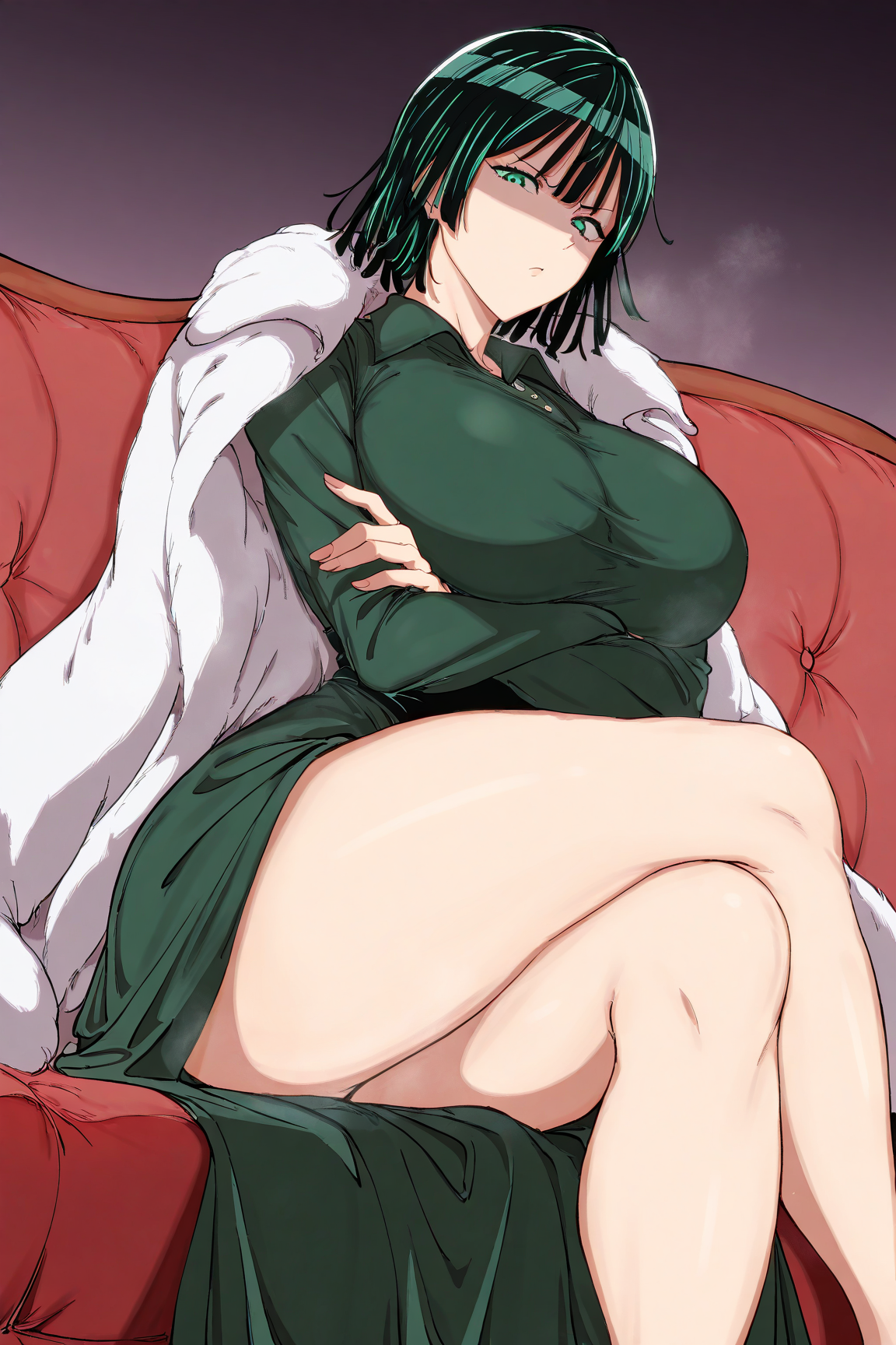 40115-1224037847-masterpiece, best quality,from side,__lora_alp315-style_0.8__alp315-style,1girl, mature female, fubuki _(one-punch man_),huge br alp315 style / IL style Lora