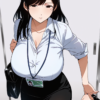 36721-3921107477-masterpiece, best quality,,cowboy shot, __lora_Iida Miho_1__Iida Miho, 1girl, black hair, huge breasts, solo, looking at viewer, Iida Miho飯田美穂(Destiny Loversデスティニーラバーズ) / IL Character Lora