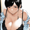 36726-172230910-masterpiece, best quality,cowboy shot, __lora_Iida Miho_1__Iida Miho, 1girl, black hair, huge breasts, cleavage, solo, looking a Iida Miho飯田美穂(Destiny Loversデスティニーラバーズ) / IL Character Lora