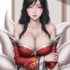 41729-1906742898-masterpiece, best quality,__lora_milkychu-style_0.6_,_milkychu-style,1girl,ahri _(league of legends_), large breasts, arm grab, milkychu-style/ IL style Lora