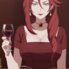 41839-2689833236-masterpiece, best quality,__lora_Eltria Octave_1_,_Eltria Octave, 1girl, jewelry, solo, earrings, lipstick, yellow eyes, red hai Eltria Octaveエルトリア オクターブ(The Strongest Magician in the Demon Lord's Army Was a Human魔王軍最強の魔術師は人間だった) / IL Character Lora