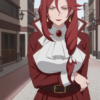 41848-3835682196-masterpiece, best quality,__lora_Eltria Octave_1_,_Eltria Octave, 1girl, jewelry, solo, earrings, lipstick, yellow eyes, red hai Eltria Octaveエルトリア オクターブ(The Strongest Magician in the Demon Lord's Army Was a Human魔王軍最強の魔術師は人間だった) / IL Character Lora