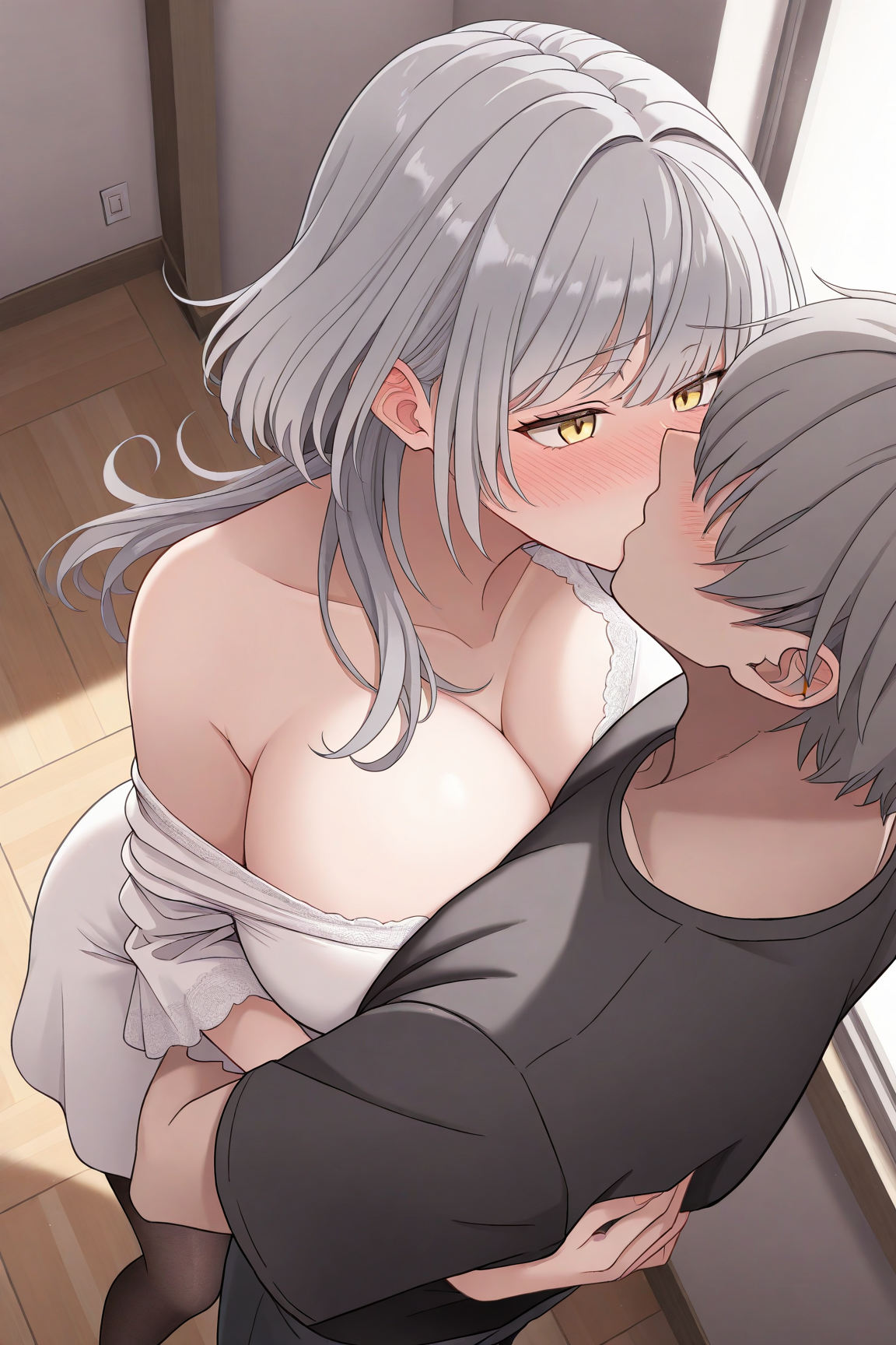 S-03 【Uncensored】0208 Lunaるな姉(My quirky girlfriend invites me to the floorクセ強彼女は床にいざなう)【パンチラ】Full pics+2videos