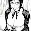 45274-1277517596-masterpiece, best quality, _lora_Mioミオ_1_,cowboy shot,_Mio, 1girl, solo, glasses, black hair, gloves, short hair, monochrome,gr Mioミオ(BLUE DRAGON ラルΩグラド) / IL Character Lora