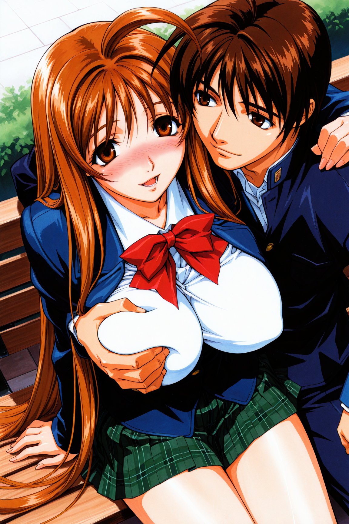 【Uncensored】1218 Natsume Aya棗亜夜(Tenjou Tenge 天上天下)【乳揉み、乳首責め(乳首を摘む、引っぱる)、乳吸い】Full pics+2videos