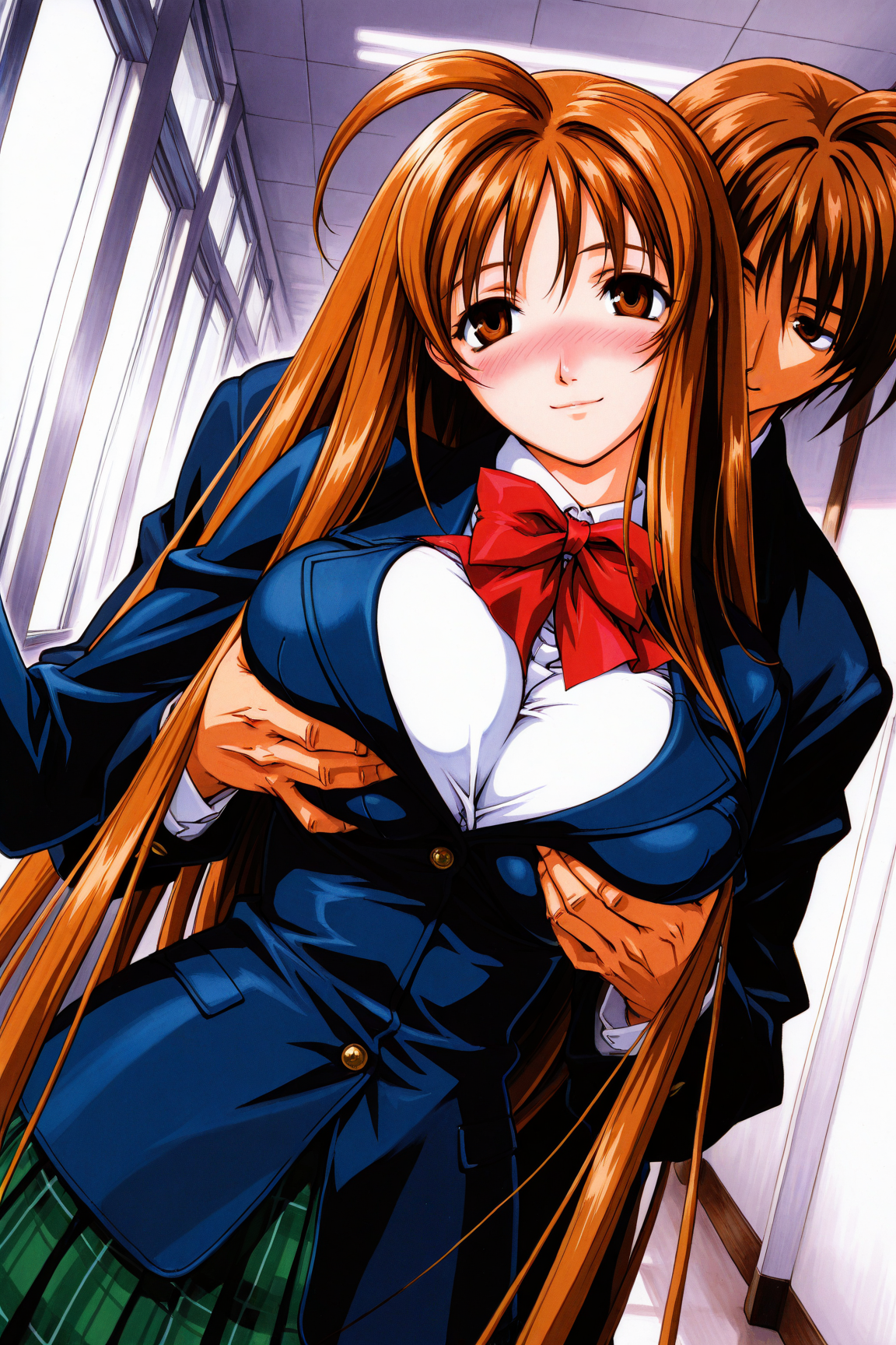【Uncensored】1218 Natsume Aya棗亜夜(Tenjou Tenge 天上天下)【乳揉み、乳首責め(乳首を摘む、引っぱる)、乳吸い】Full pics+2videos